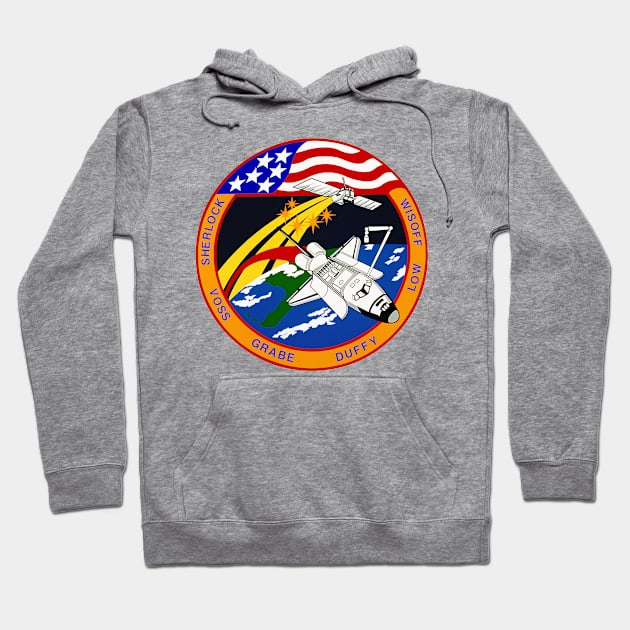 STS 57 Mission Patch Hoodie by Spacestuffplus